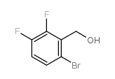 6-溴-2,3-二氟苯甲醇结构式