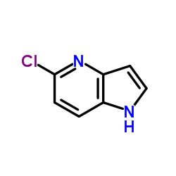 5-氯-4-氮杂吲哚结构式