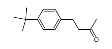 4-(4-tert-butylphenyl)butan-2-one结构式