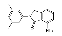 7-amino-2-(3,5-dimethylphenyl)-3H-isoindol-1-one结构式