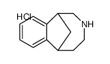 1,2,3,4,5,6-hexahydro-1,6-methano-3-benzazocine hydrochloride结构式