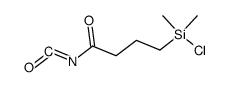 4-(chlorodimethylsilyl)butanoyl isocyanate结构式