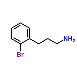 3-(2-溴苯基)丙烷-1-胺结构式