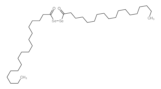 1-octadecanoylselanylselanyloctadecan-1-one结构式
