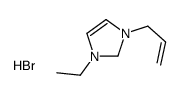 1-ALLYL-3-ETHYLIMIDAZOLIUM BROMIDE结构式