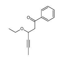 3-ethoxy-1-phenylhex-4-yn-1-one结构式