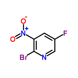 2-溴-5-氟-3-硝基嘧啶结构式