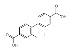 4-(4-carboxy-2-iodo-phenyl)-3-iodo-benzoic acid结构式
