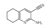 2-Amino-5,6,7,8-tetrahydroquinoline-3-carbonitrile结构式