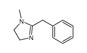 2-benzyl-1-methyl-4,5-dihydroimidazole结构式