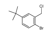 1-bromo-4-(tert-butyl)-2-(chloromethyl)benzene结构式