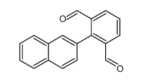 2-naphthalen-2-ylbenzene-1,3-dicarbaldehyde结构式