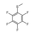 Methyl(pentafluorophenyl) sulfide结构式