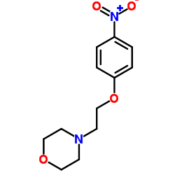 4-(2-(4-硝基苯氧基)乙基)吗啉结构式