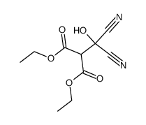 diethyl 2-(dicyano(hydroxy)methyl)malonate结构式