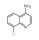 4-氨基-8-氯喹啉结构式