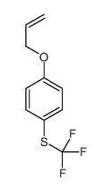 1-prop-2-enoxy-4-(trifluoromethylsulfanyl)benzene结构式