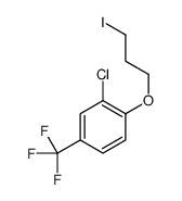 2-chloro-1-(3-iodopropoxy)-4-(trifluoromethyl)benzene结构式
