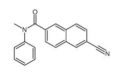 6-cyano-N-methyl-N-phenylnaphthalene-2-carboxamide结构式