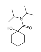 1-hydroxy-N,N-di(propan-2-yl)cyclohexane-1-carboxamide结构式