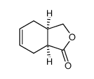 (-)-(1S,5R)-cis-3-oxabicyclo[4.3.0]non-7-en-2-one结构式