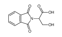 N-phthalimido-D,L-serine结构式