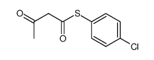 S-(4-chlorophenyl) 3-oxobutanethioate结构式
