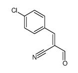 3-(4-chlorophenyl)-2-formylprop-2-enenitrile结构式