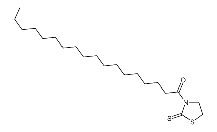 1-(2-sulfanylidene-1,3-thiazolidin-3-yl)octadecan-1-one结构式