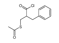 S-(2-benzyl-3-chloro-3-oxopropyl) ethanethioate结构式