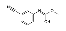 methyl N-(3-cyanophenyl)carbamate结构式