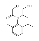 2-chloro-N-(2-ethyl-6-methylphenyl)-N-(1-hydroxypropan-2-yl)acetamide结构式