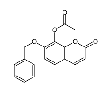 (2-oxo-7-phenylmethoxychromen-8-yl) acetate结构式
