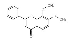 7,8-二甲氧基黄酮结构式