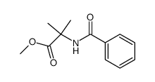 2-benzoylamino-2-methyl-propionic acid methyl ester结构式