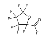 2,3,3,4,4,5,5-heptafluorooxolane-2-carbonyl fluoride结构式