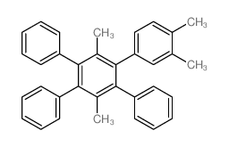 1-(3,4-dimethylphenyl)-2,5-dimethyl-3,4,6-triphenyl-benzene结构式