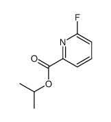 propan-2-yl 6-fluoropyridine-2-carboxylate结构式