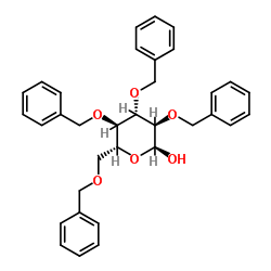 2,3,4,6-四-o-苄基-D-吡喃葡萄糖结构式