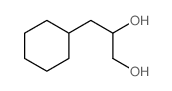 3-cyclohexylpropane-1,2-diol结构式