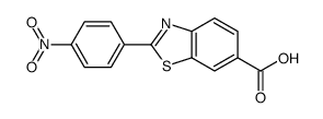 2-(4-nitrophenyl)-1,3-benzothiazole-6-carboxylic acid结构式