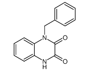 1-benzyl-1,4-dihydro-quinoxaline-2,3-dione结构式