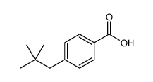 4-(2,2-dimethylpropyl)benzoic acid结构式