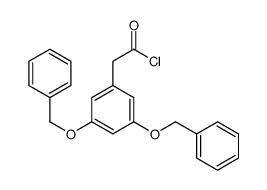 2-[3,5-bis(phenylmethoxy)phenyl]acetyl chloride结构式