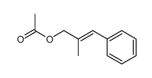 (E)-3-phenyl-2-methyl-2-propen-1-ol-acetate结构式