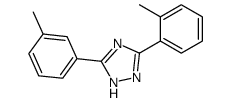 3-(o-Tolyl)-5-(m-tolyl)-1H-1,2,4-triazole结构式