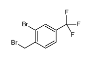 2-Bromo-4-(trifluoromethyl)benzyl bromide结构式