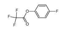 p-fluorophenyl trifluoroacetate结构式