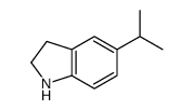 2,3-二氢-5-(1-甲基乙基)-1H-吲哚(9ci)结构式