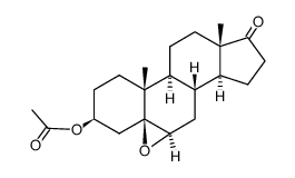3-(Acetyloxy)-5,6-epoxyandrostan-17-one (3beta,5beta,6beta)-结构式